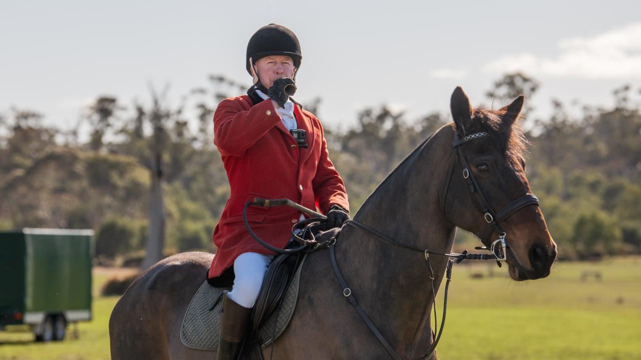 Midland Hunt Club Master Brad Mitchell