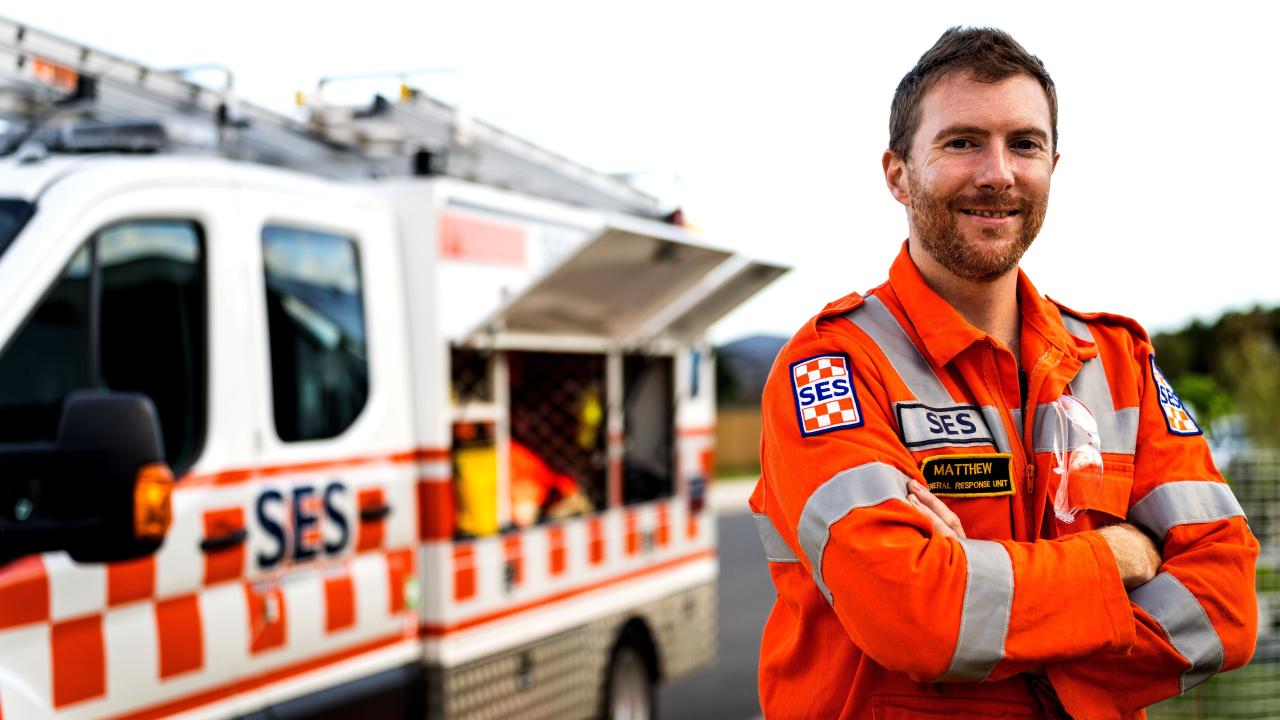 Volunteer for the Tasmania SES Volunteer for the Tasmania SES