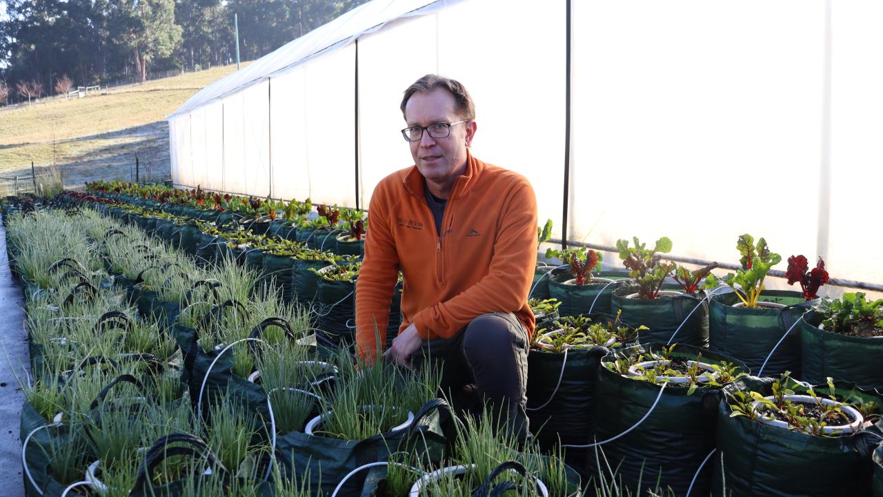Valley Fresh Farm owner Rob Mather