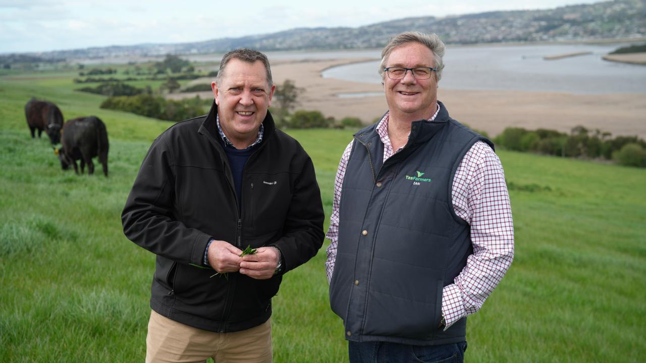 Gavin Pearce and Ian Sauer at Landfall Angus