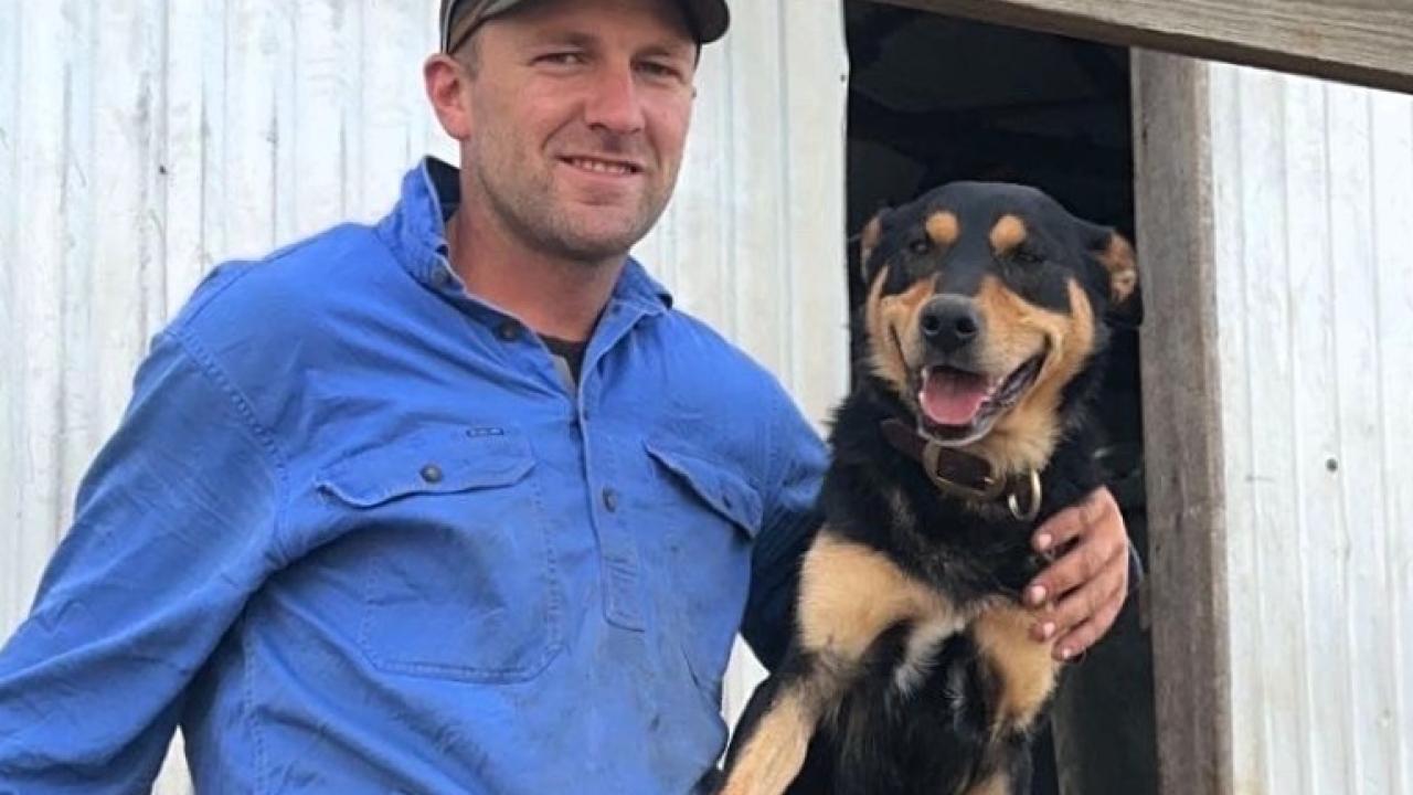 Lachie Groves and Boris