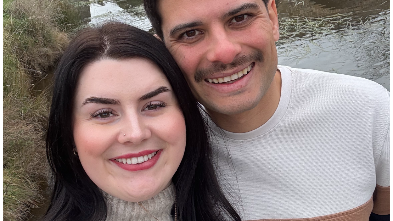 New Sorell Times, Tasman Gazette and East Coast View editor Simon McGuire with his partner Aramaya