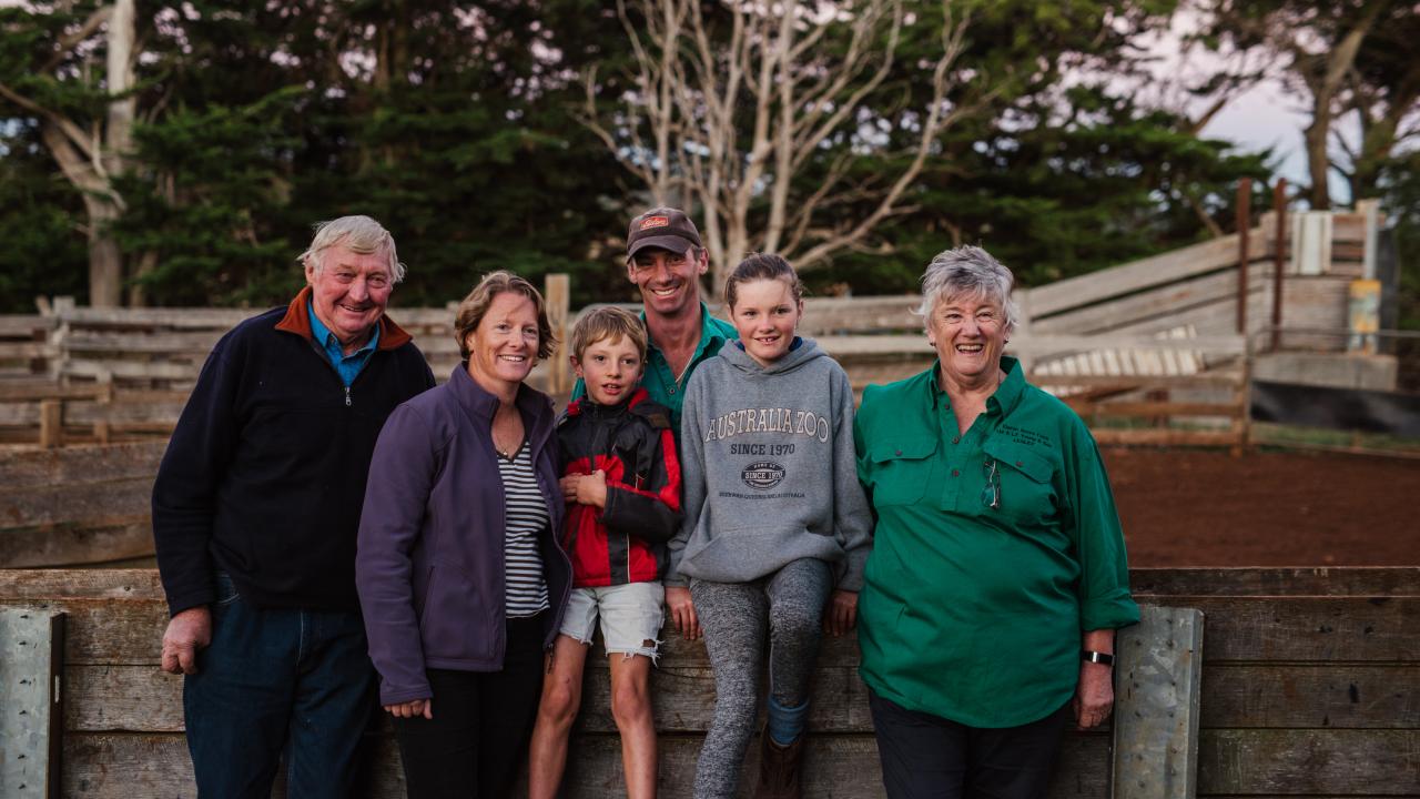 Ian, Ruth, Alexander, Matthew, Benita and Lesley Young