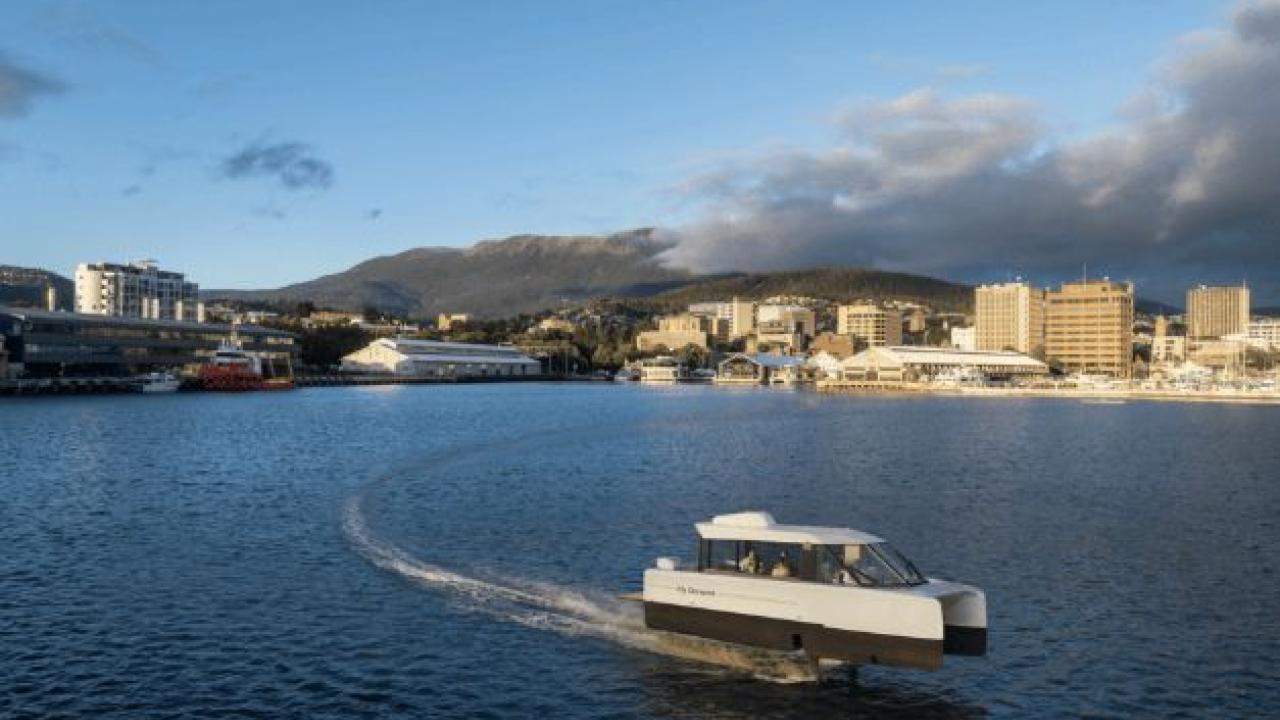 electric hydrofoil Catamaran