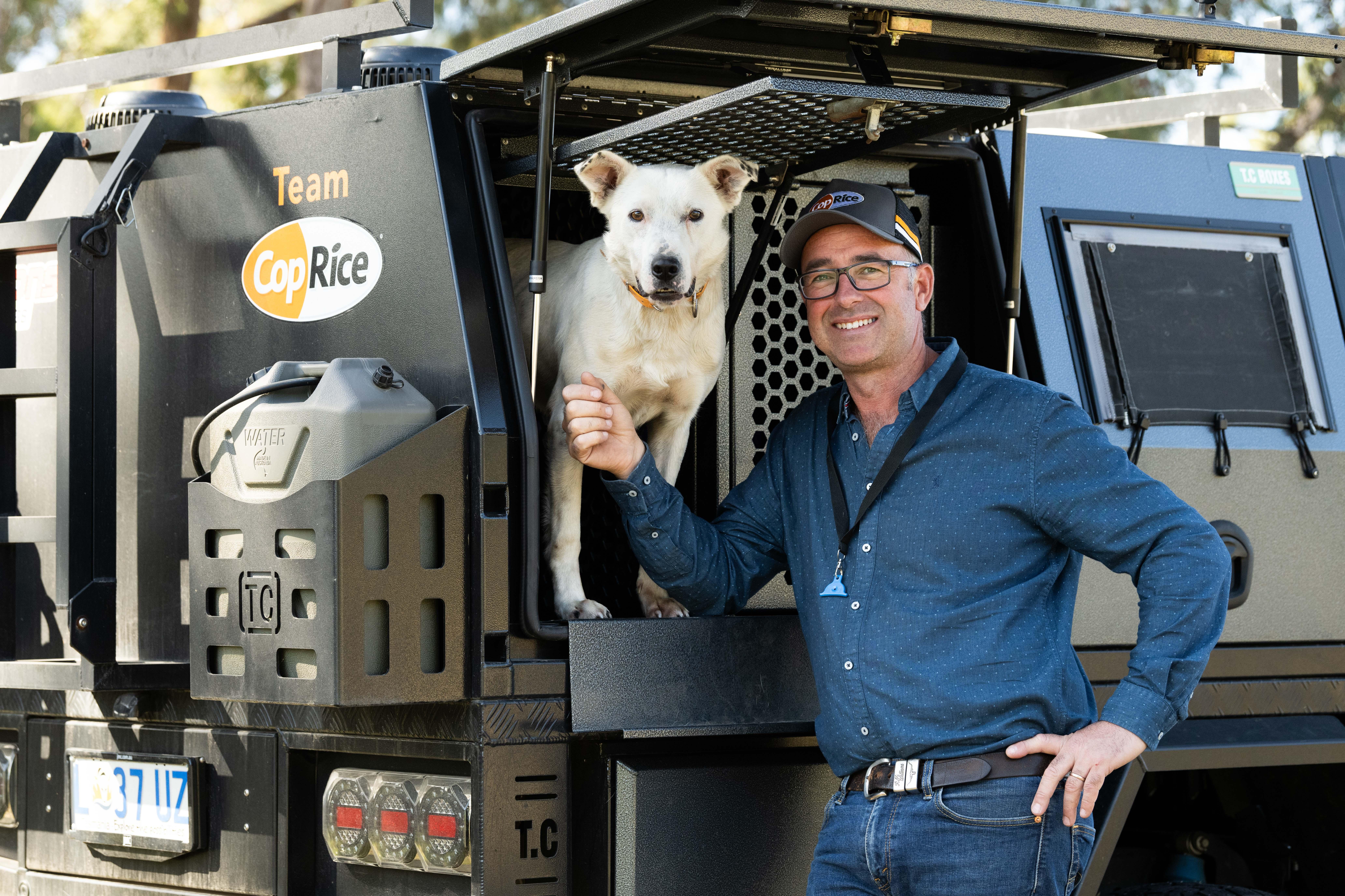 Lee Jamieson and Border Collie Magic