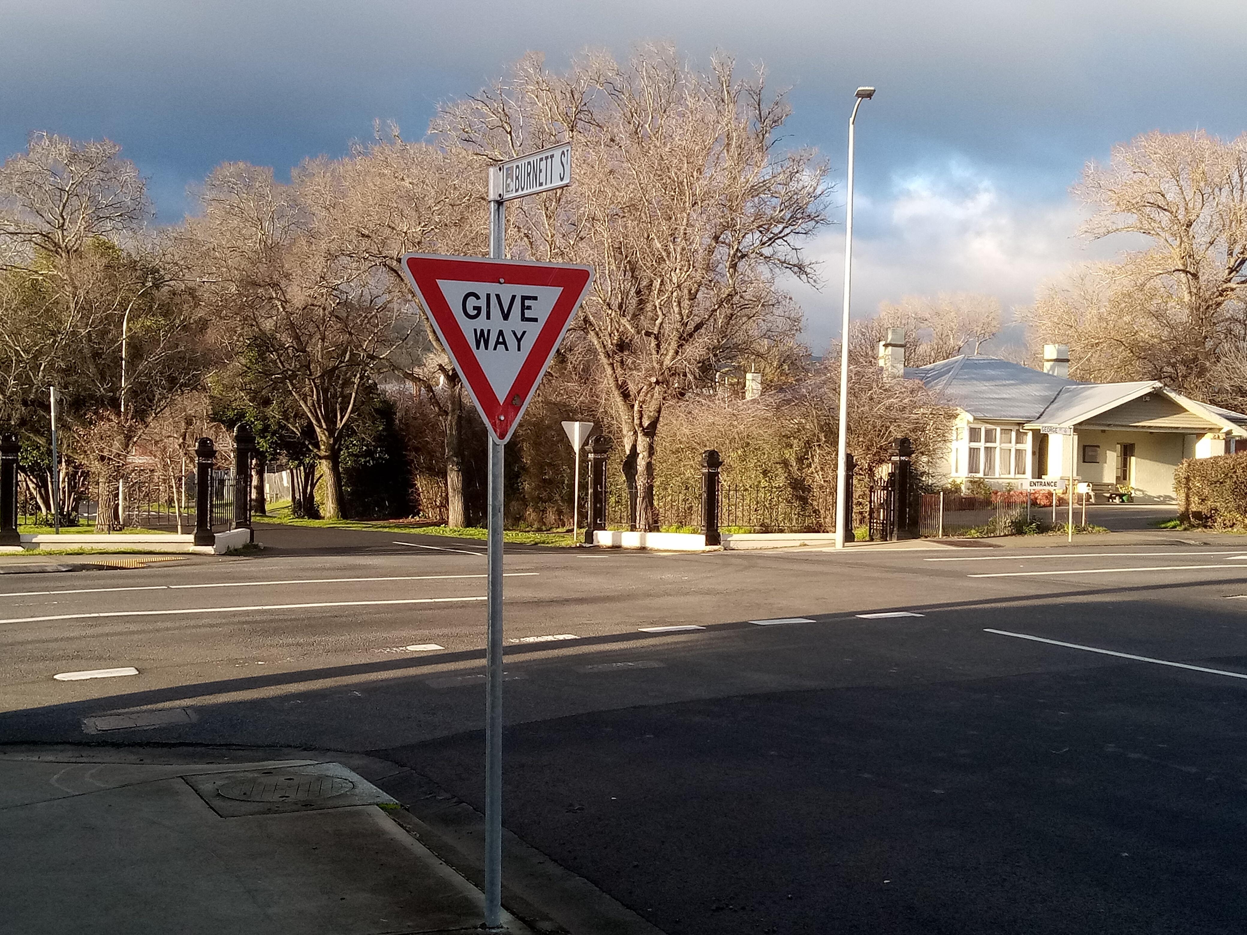 The intersection in question
