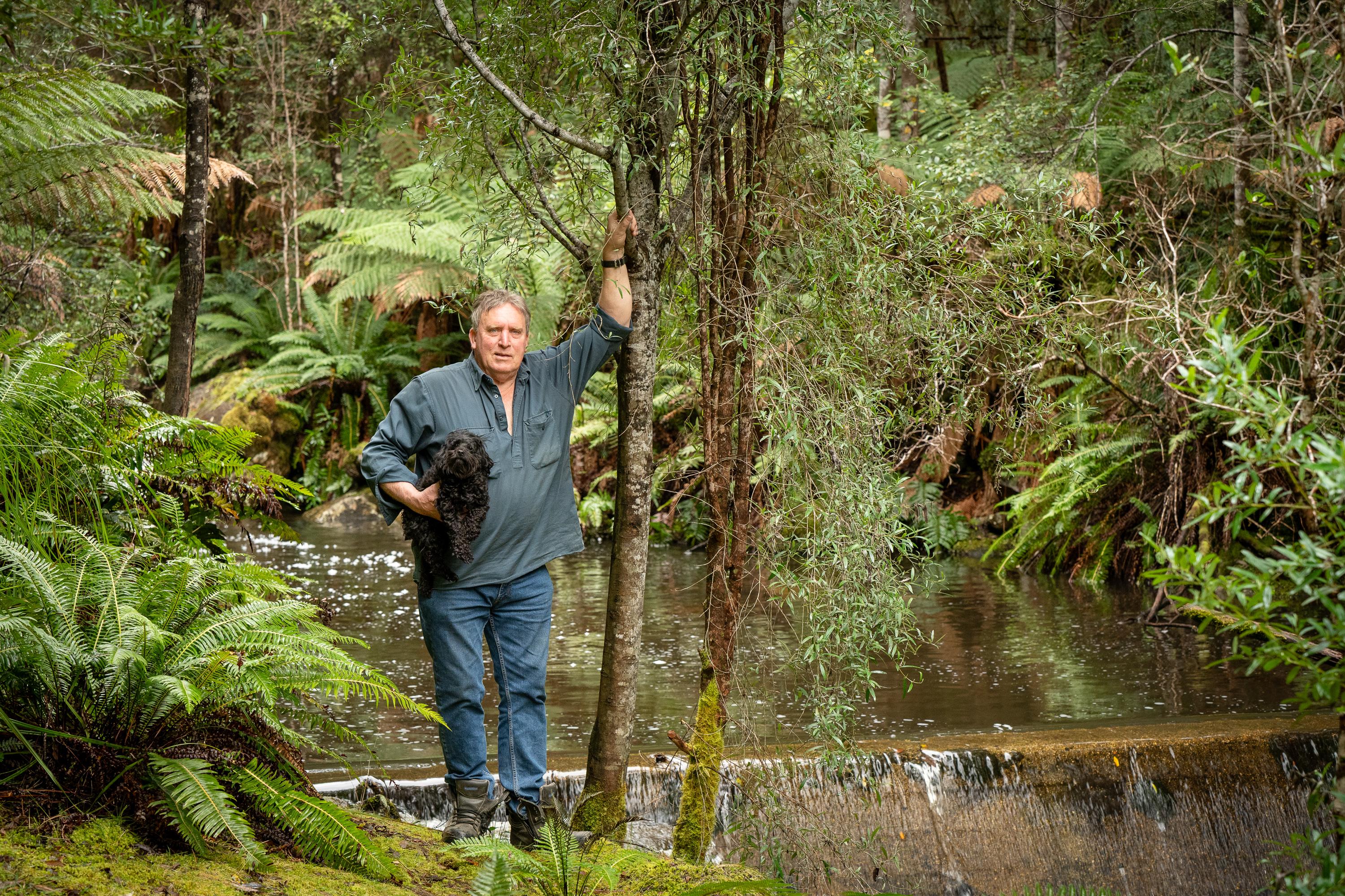 Mark O'May with Spot -Harriet Paul Photography