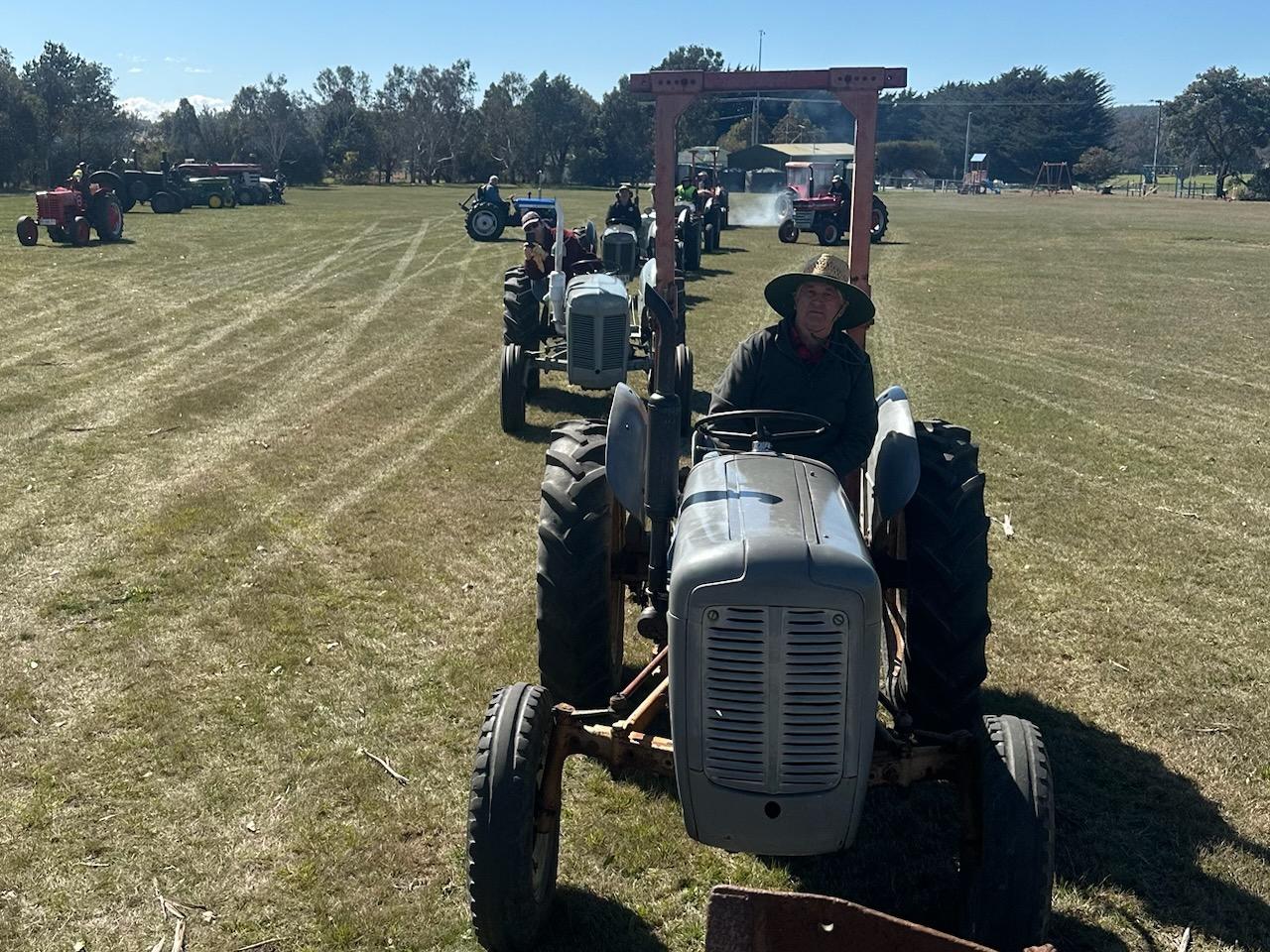 Hobart Vintage Machinery Society president Chris Jacobs