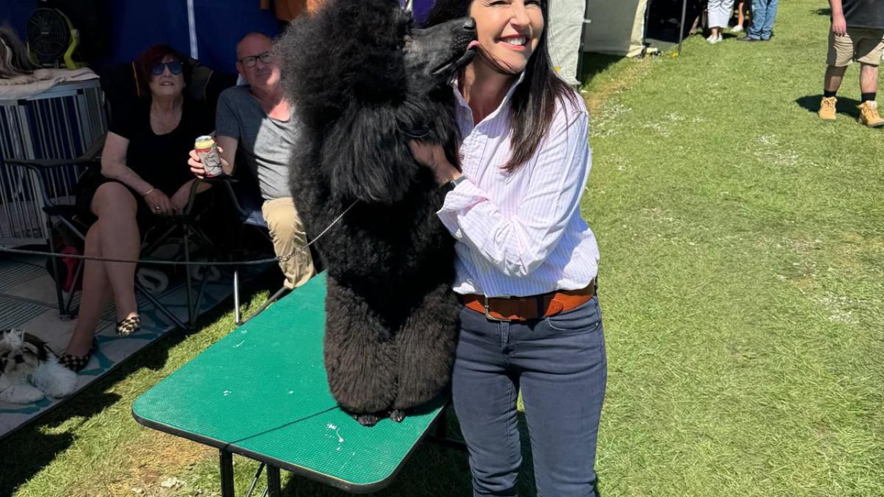 Minister Jane Howlett at the Longford Show Minister Jane Howlett at the Longford Show