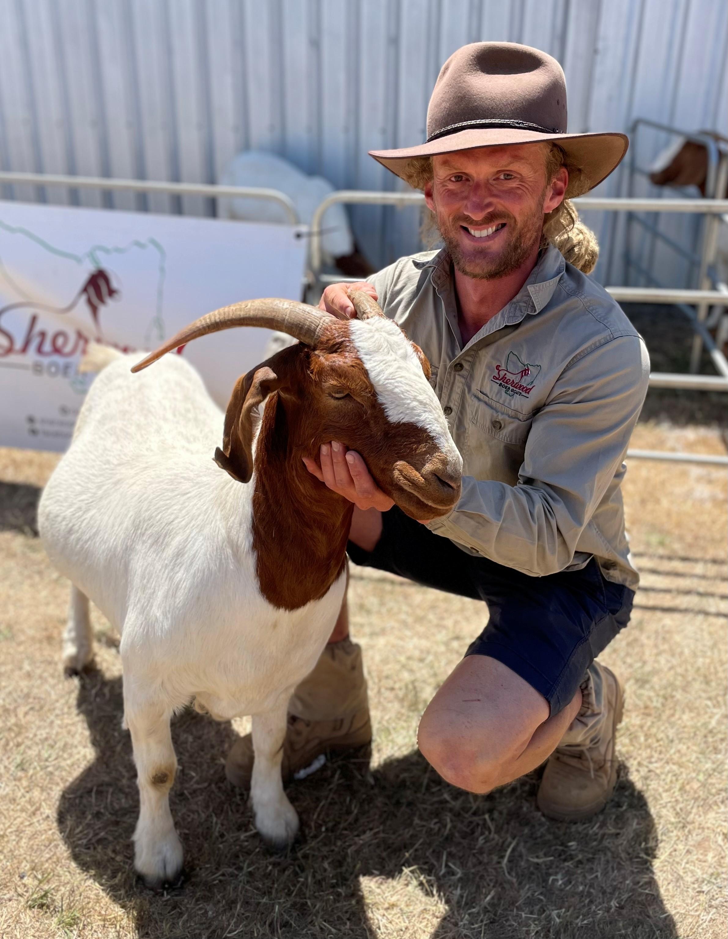 Callan Morse of Sherwood Boer Goats