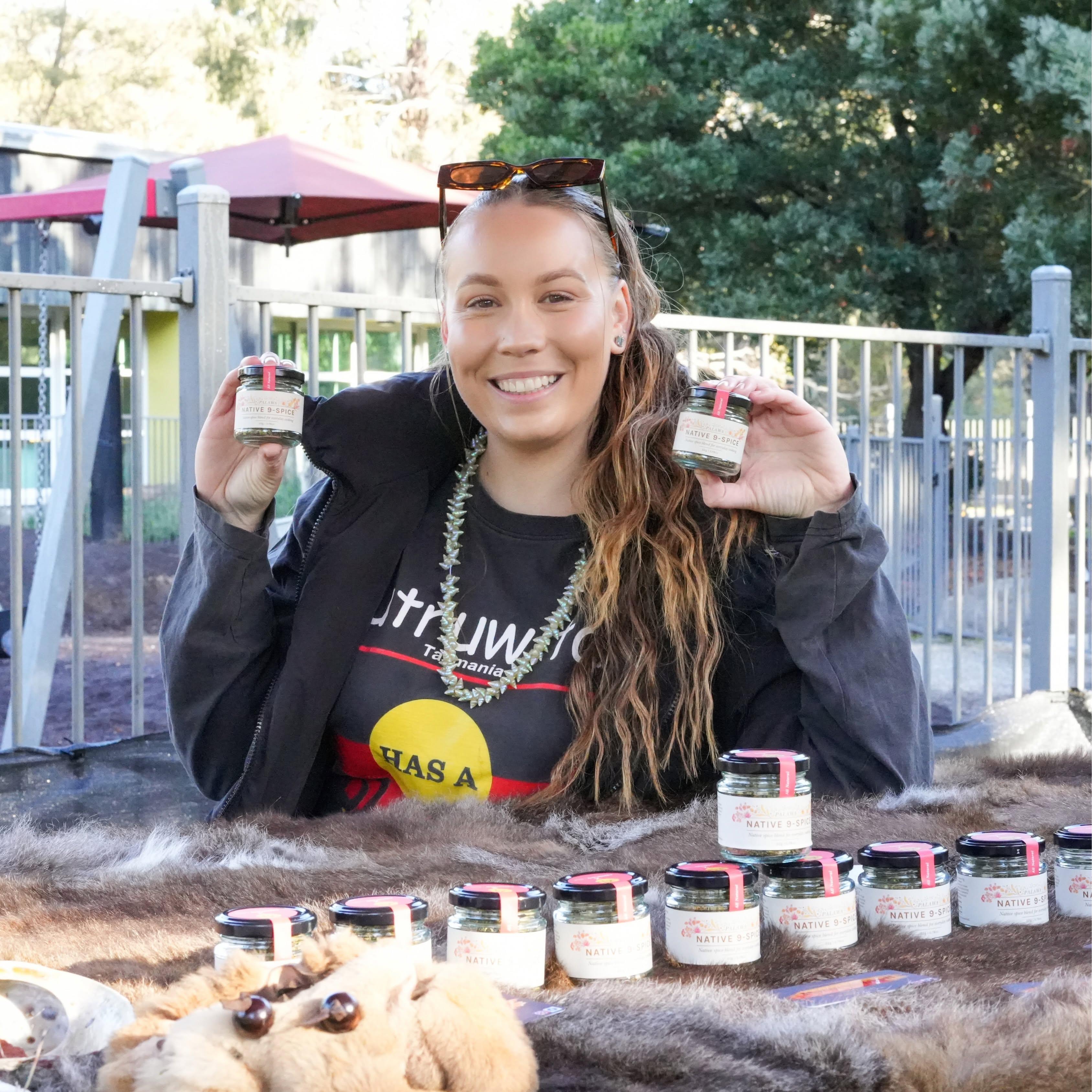 Kitana Mansell with the nine-spice mix