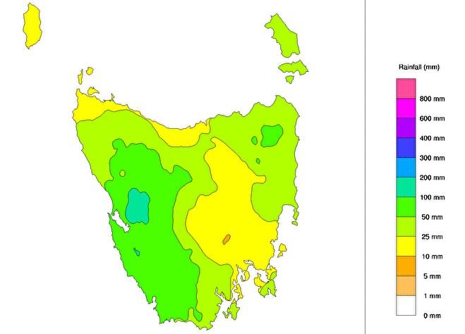 Rainfall in March