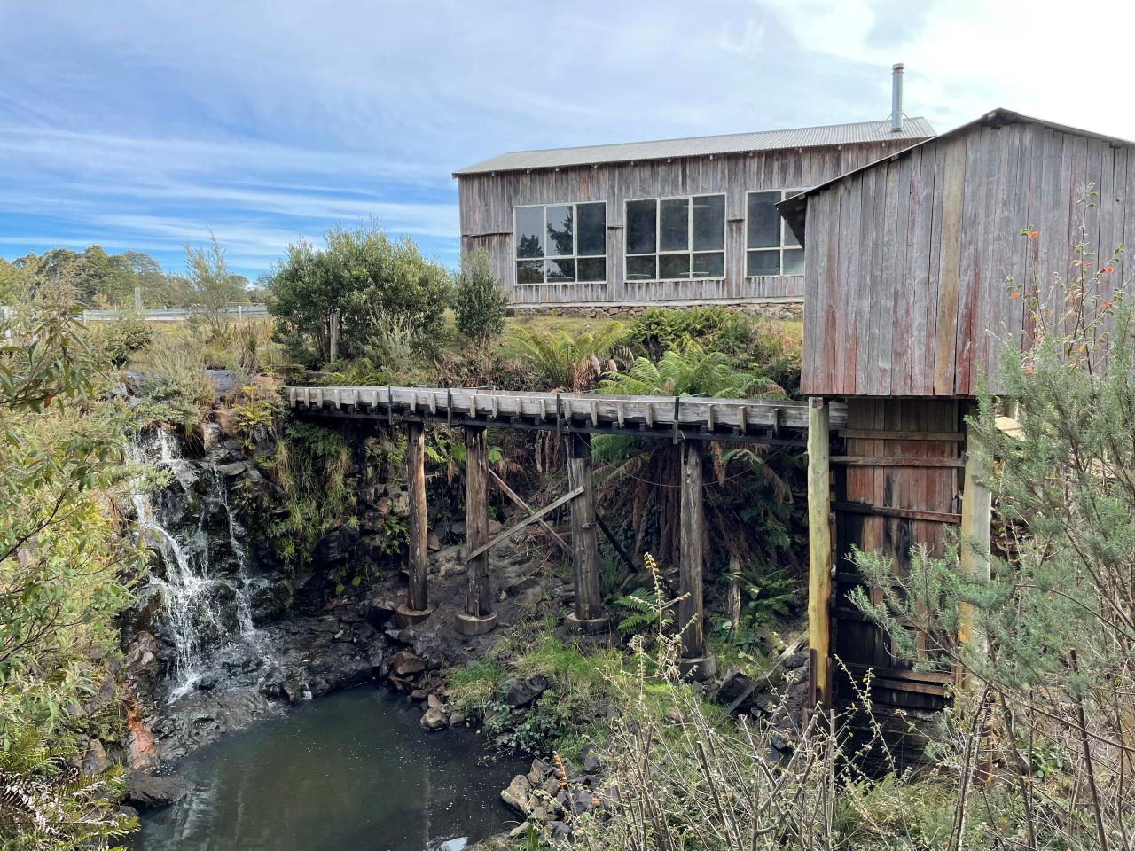 The old hydro station on the farm