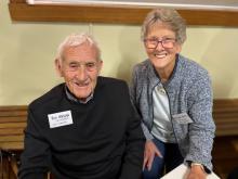 Life members Ron Morgan and Heather Bakes.