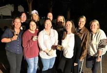 Rebecca Lovell, Lucy and Stacey Powell, Bree How, Kylie Jones, Sophie Blyth, Kim Lyall, Courtney Pennicott, and Anna and Lauren Knowles
