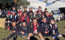 Cressy District School pupils