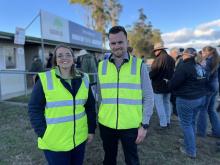 Rural Youth President Amber Bramich and Agfest Chair Jesse McDonald