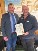 Rory Dow & Bronty Halley of Greenhill Bros, Wesley Vale.