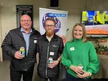 Lyall Jackson, Lachie Gale and Kiona Wilson from Bonney Energy.