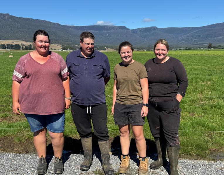 The Juniper Lea Dairy Farm team