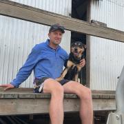 Lachie Groves and Borris