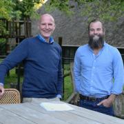Haiko Zuidhoff (left), CEO of Orffa, together with Sam Elsom (right), CEO of Sea Forest, sign an exclusive and long-term distribution agreement and partnership