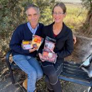 John and Katrina with wallaby products