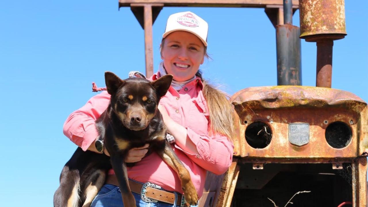 Scottsdale Show ambassador Makaylah Lester and her red kelpie Navy