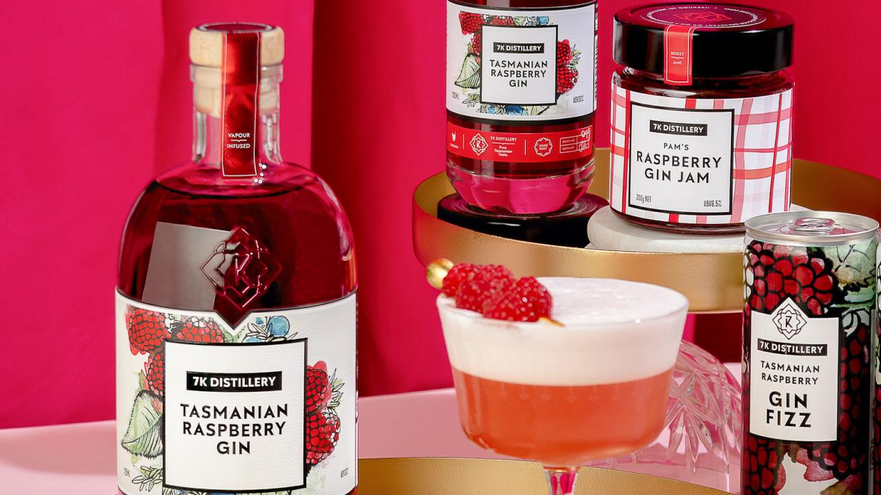 7K Distillery's Raspberry Gin /Fizz product