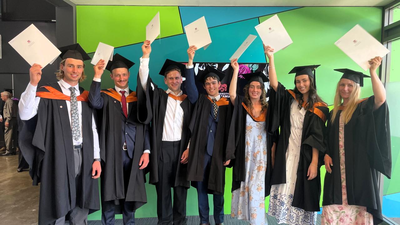 UTAS agricultural science graduates