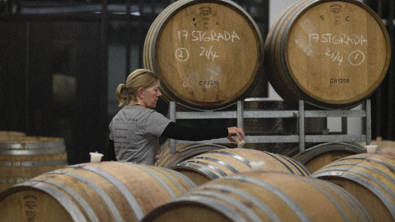 Samantha Connew in the Winer