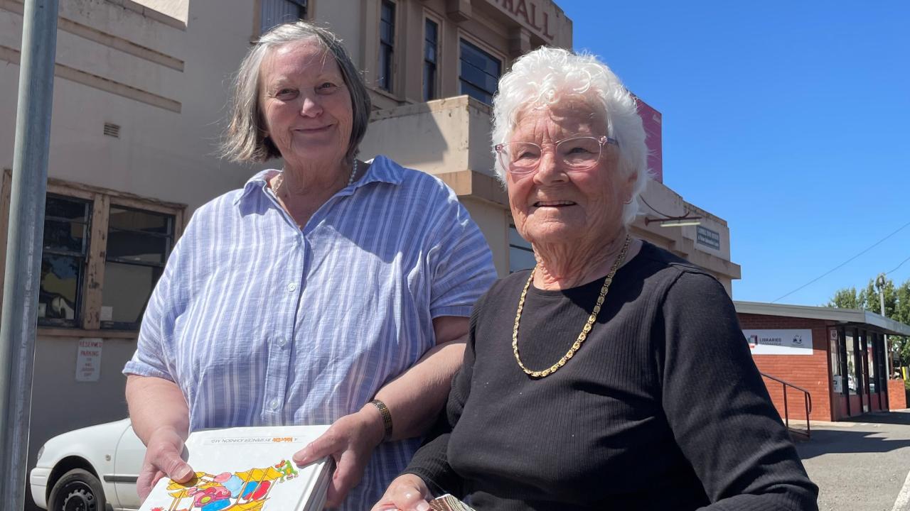 Sally Hills and Barbara  Laycock have worked  long and hard to make the  Campbell Town market a  success.