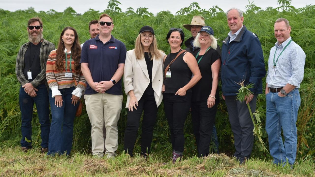 Senators and supporters of the Tasmanian Hemp Association