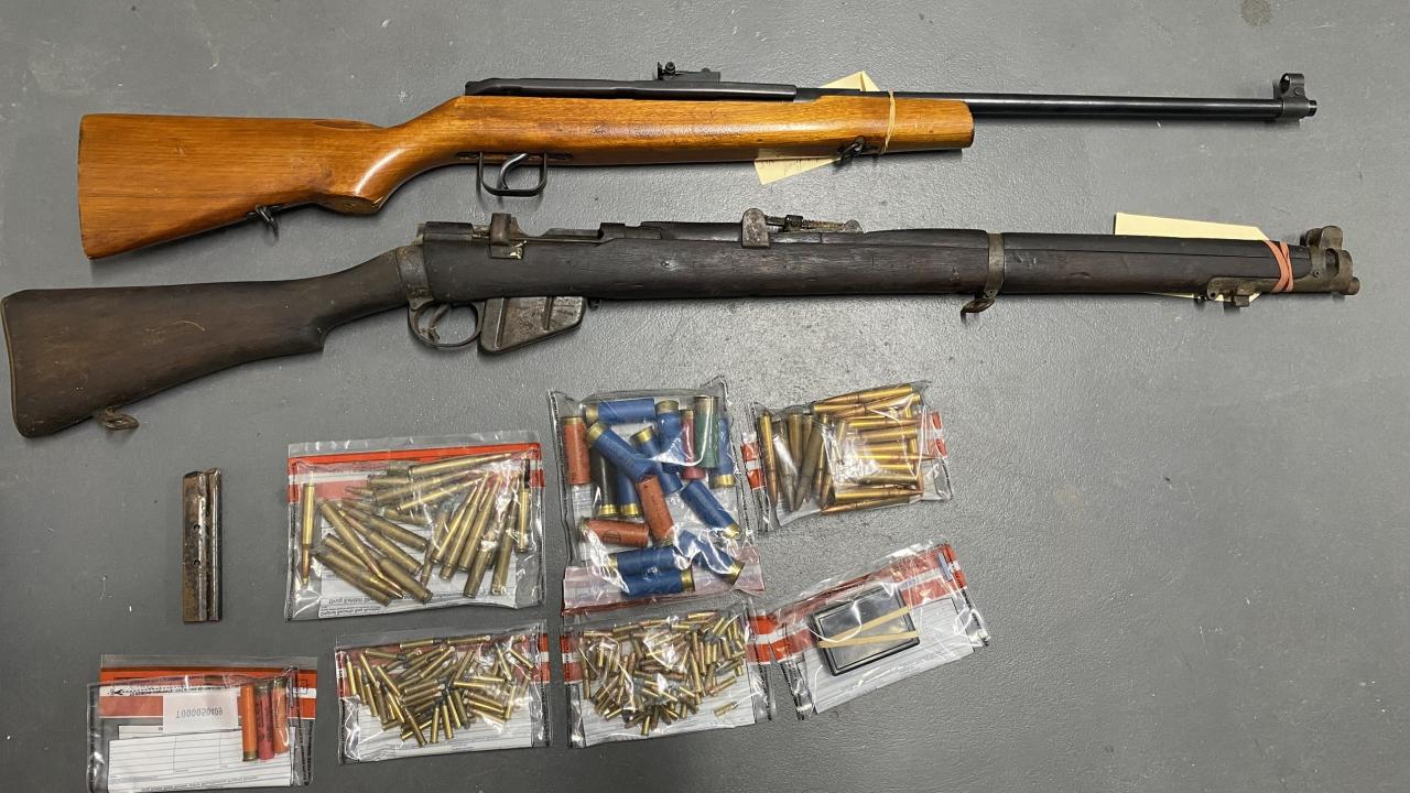 Firearms taken in during a gun amnesty