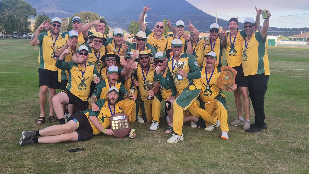 Molesworth Cricket Club celebrating their success