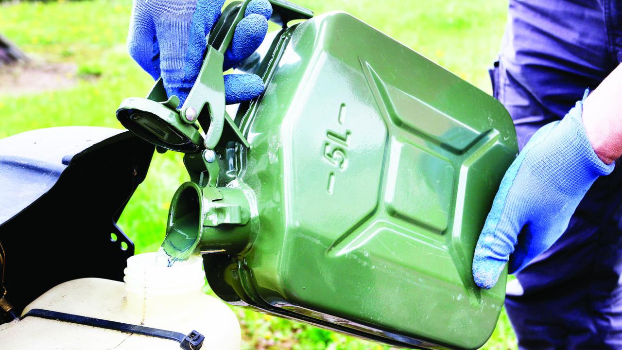 Jerry can with fuel