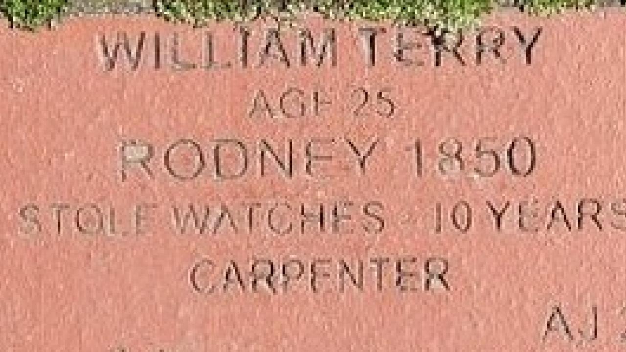 One of the convict bricks