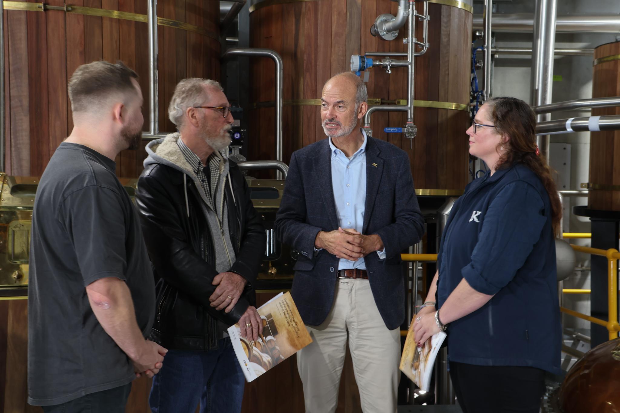 The launch of the guidlines for distilleries