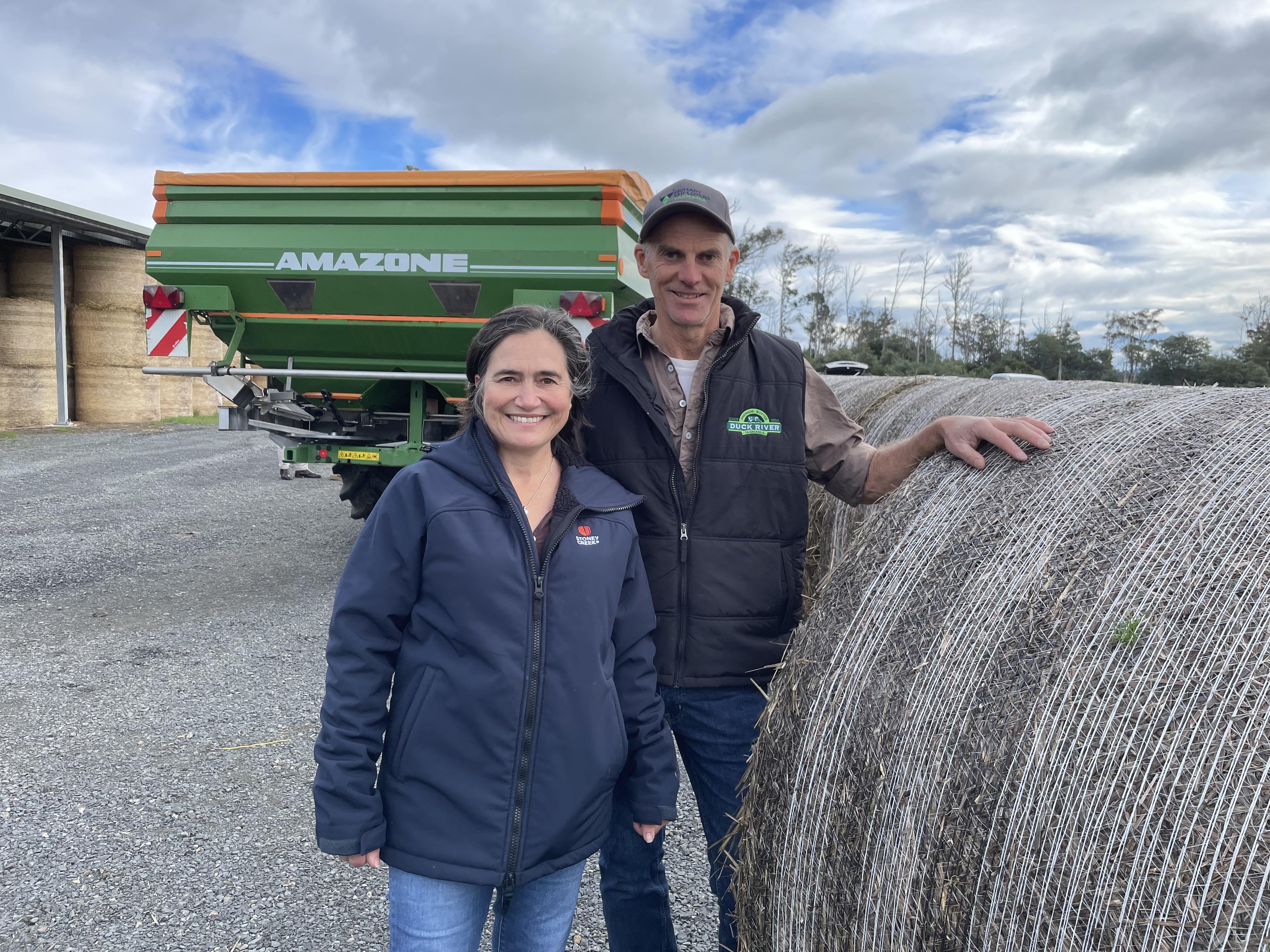 Meander dairy farmers Brian and Michele Lawrence