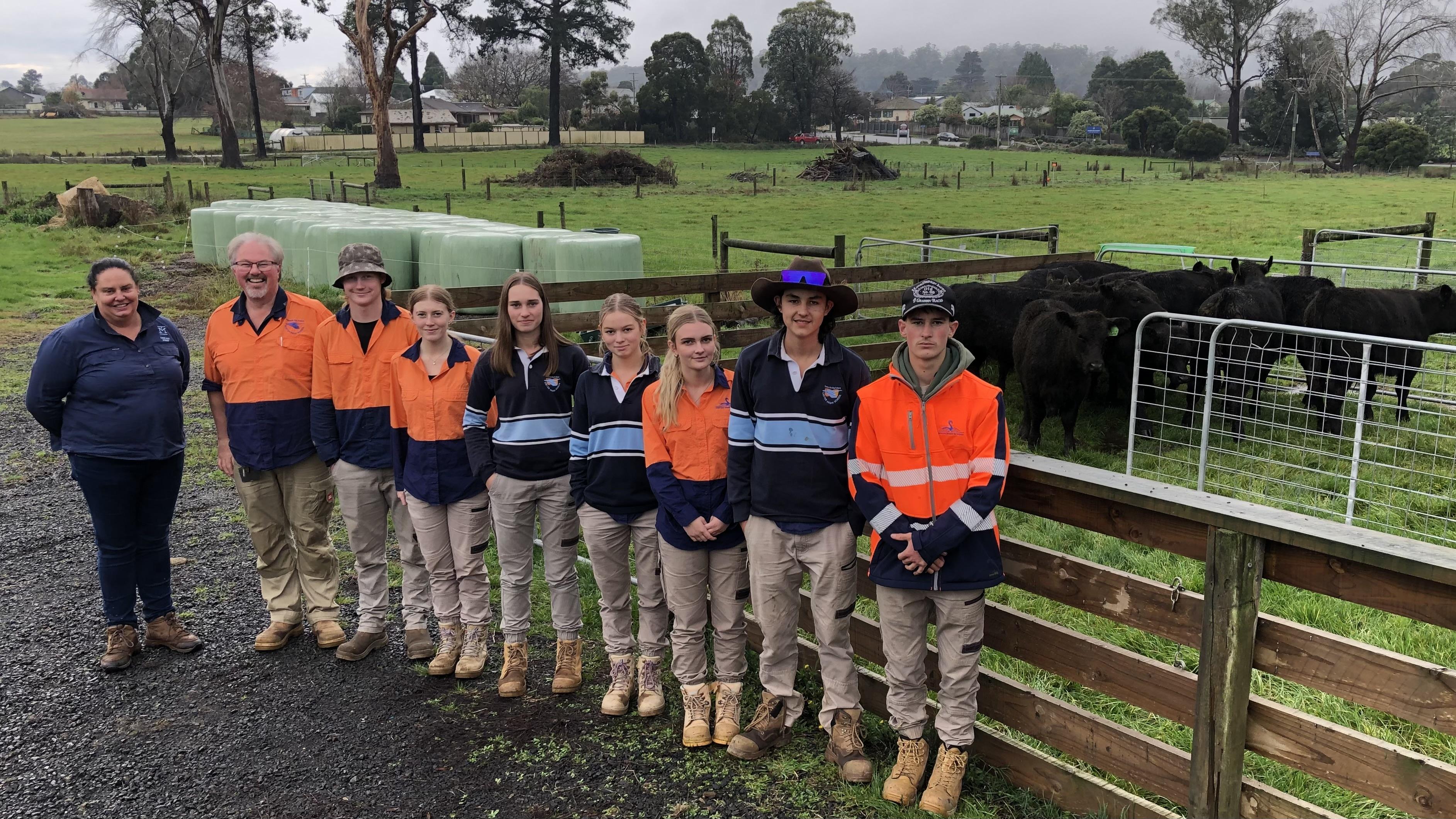 Kylie Rattray, Greg Finnigan, Billy Wright, Kallie Goss, Isabella Swain, Riley Evans, Candice Parkinson, Kai Calderon and Will Gangell 
