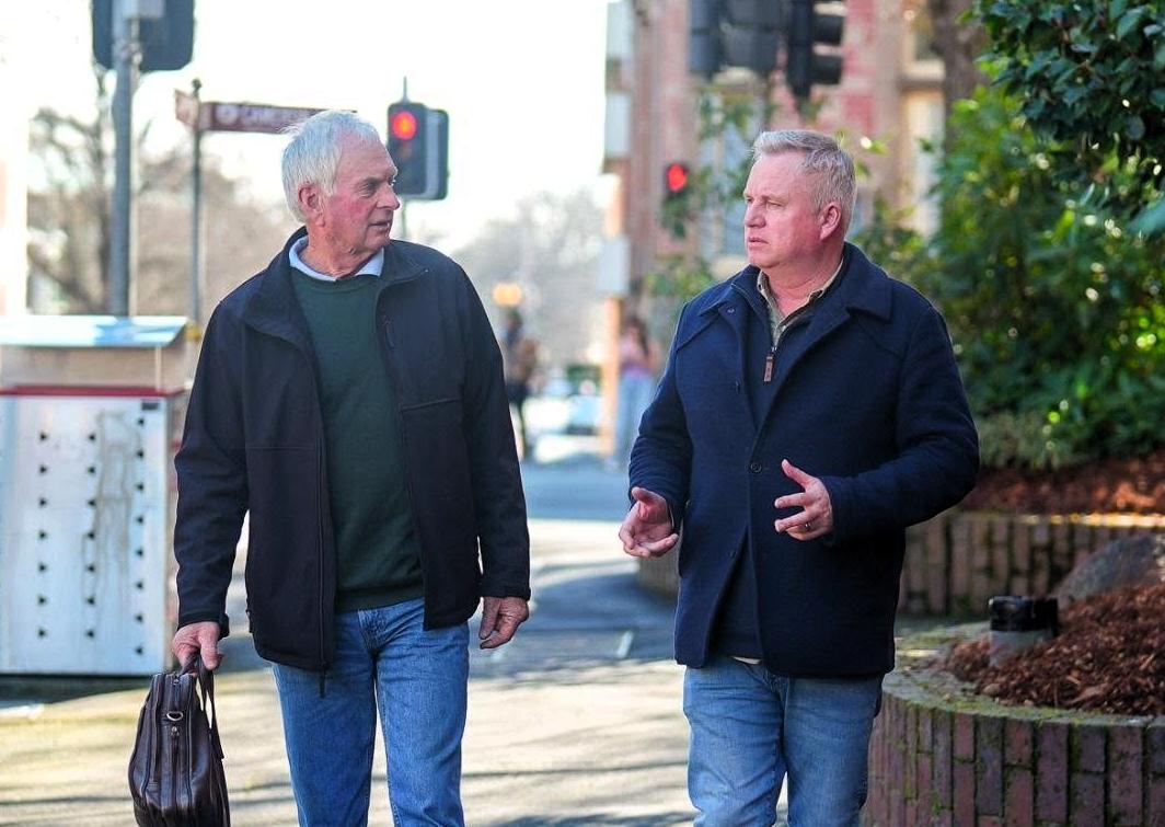 Linday White and Premier Jeremy Rockliff