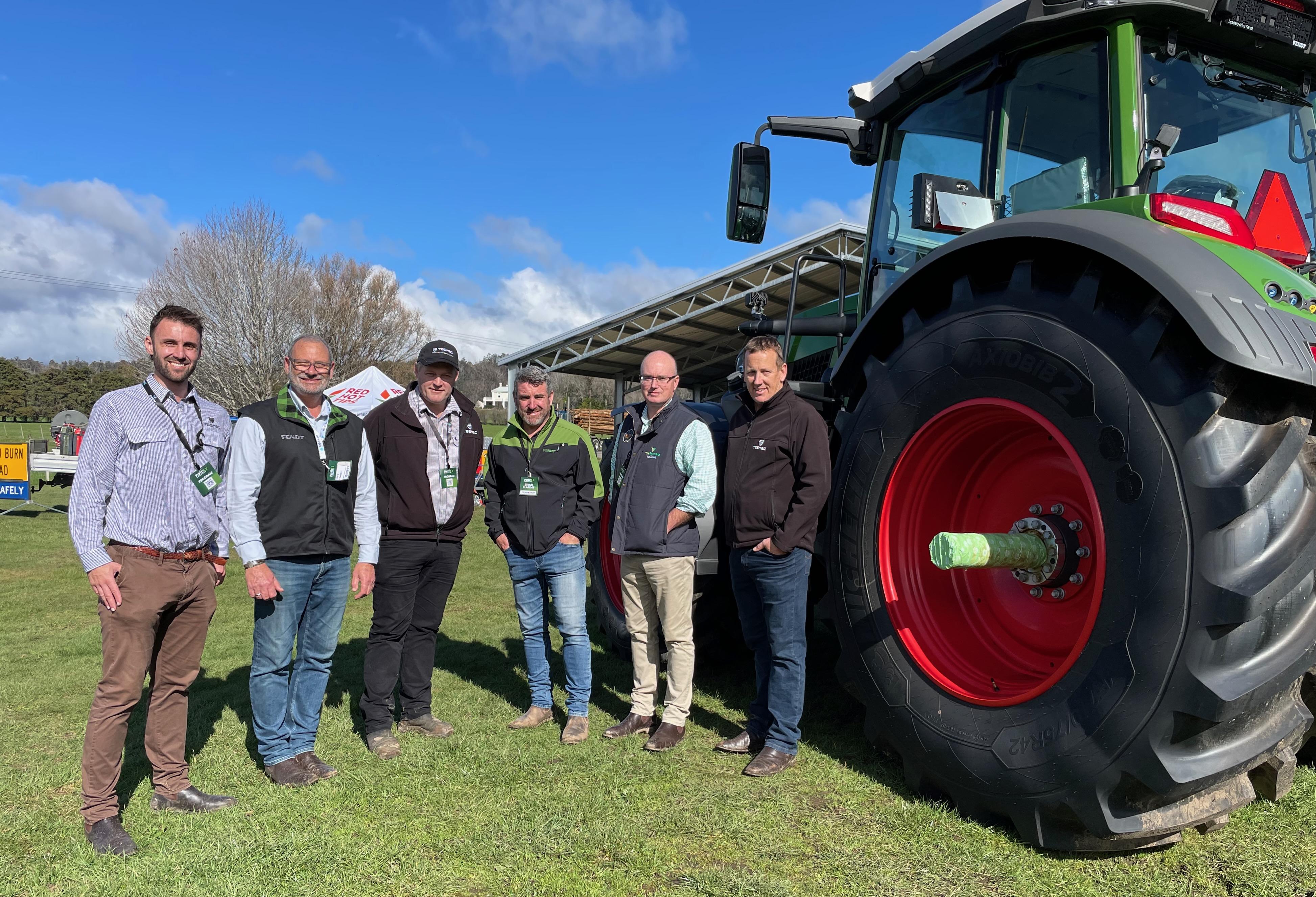 Jordon Reid, Tasmac, David Hillman, Fendt, Andrew Leighton, Tasmac, Stewart Claridge, Tasmac, Nathan Cox, Tasfarmers, Matthew Scott, Tasmac.