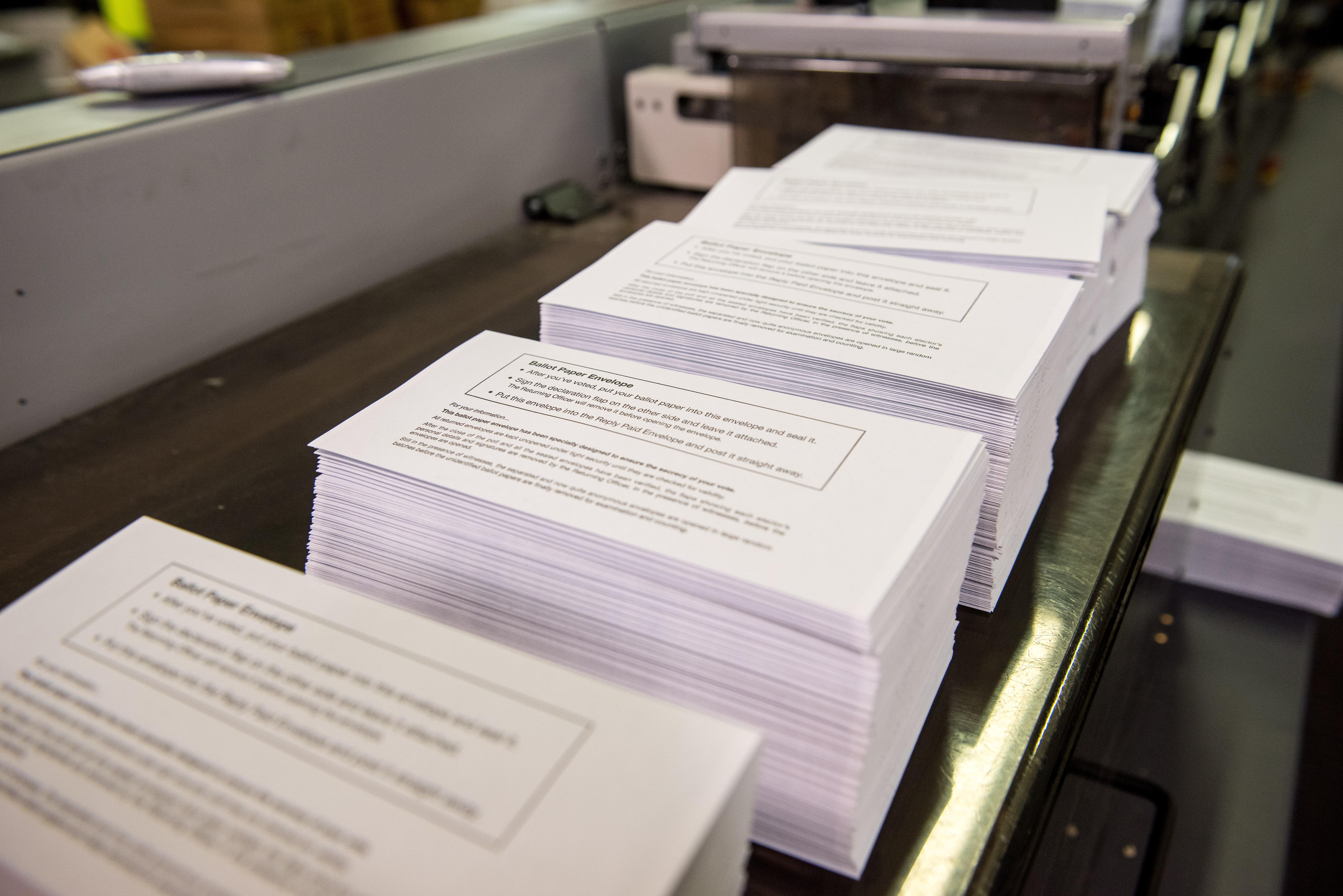 Ballot packs