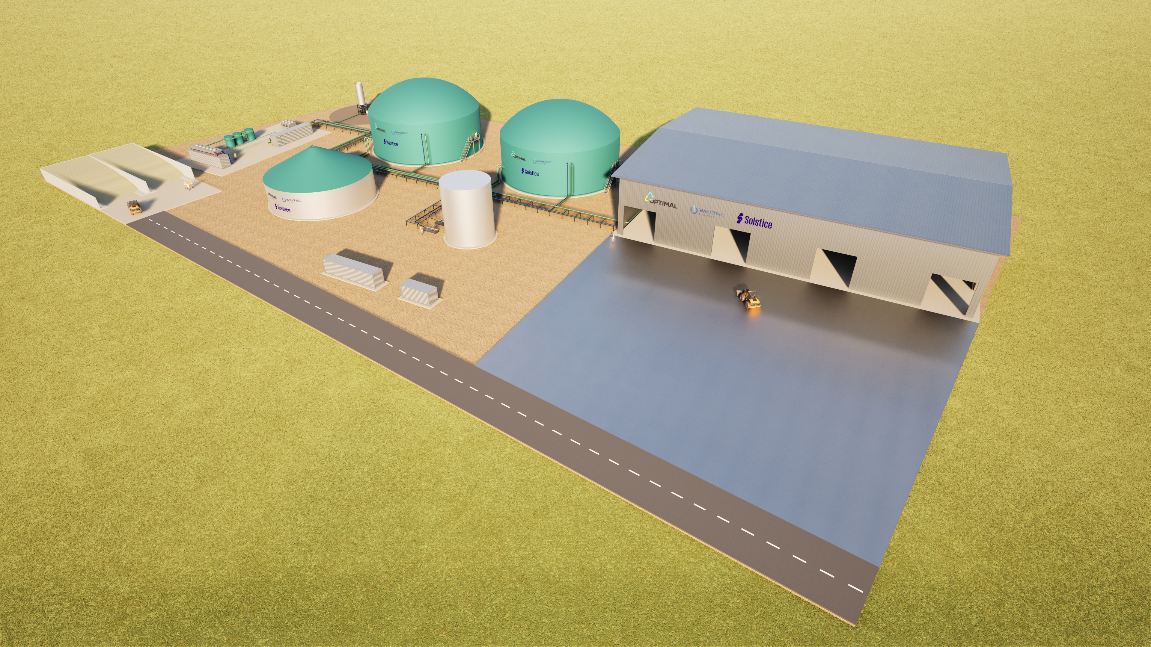 A 3D render of the proposed Westbury BioHub