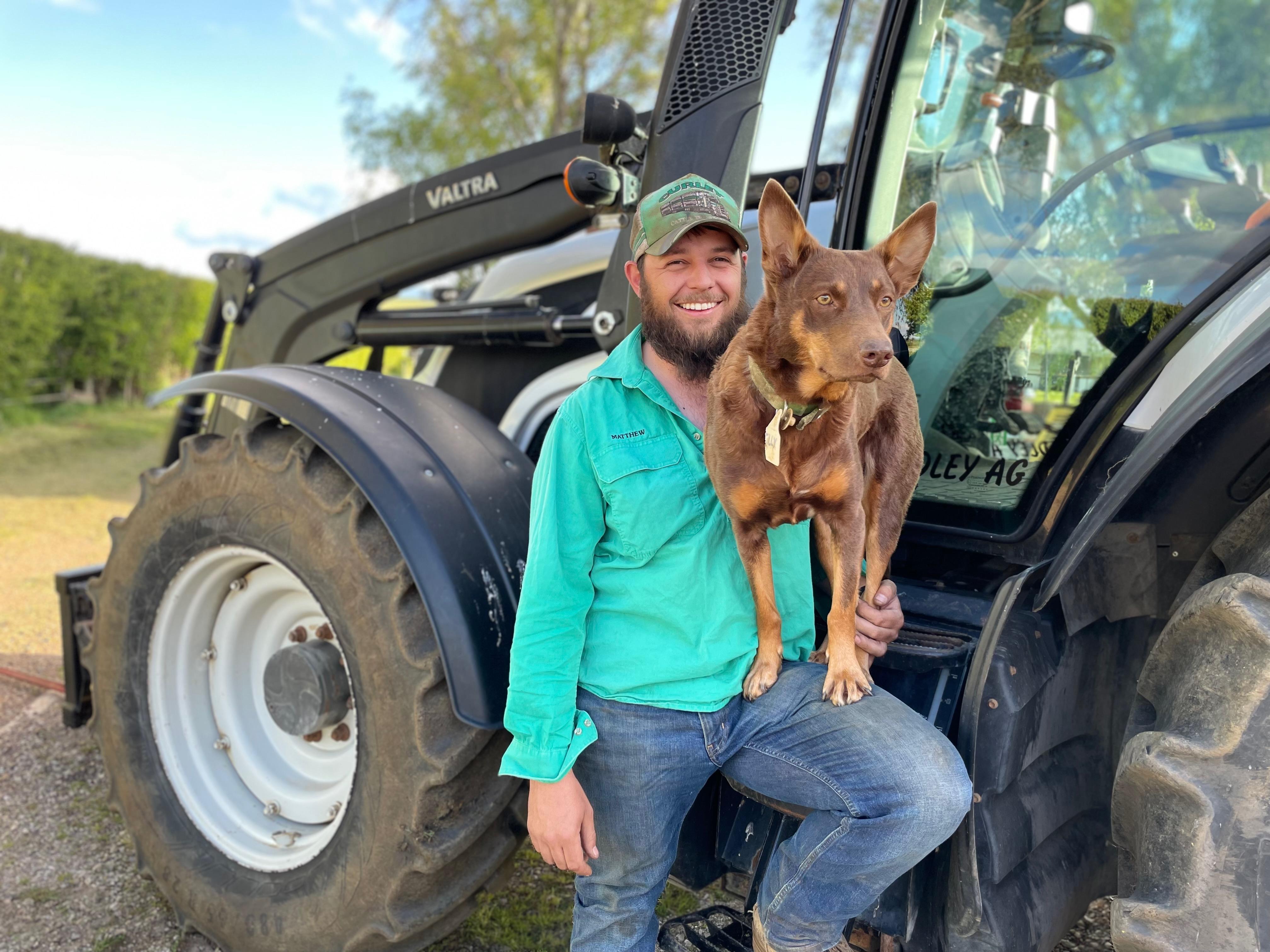 Matthew Wadley of Hagley has notched up 15 years with Rural Youth Tasmania