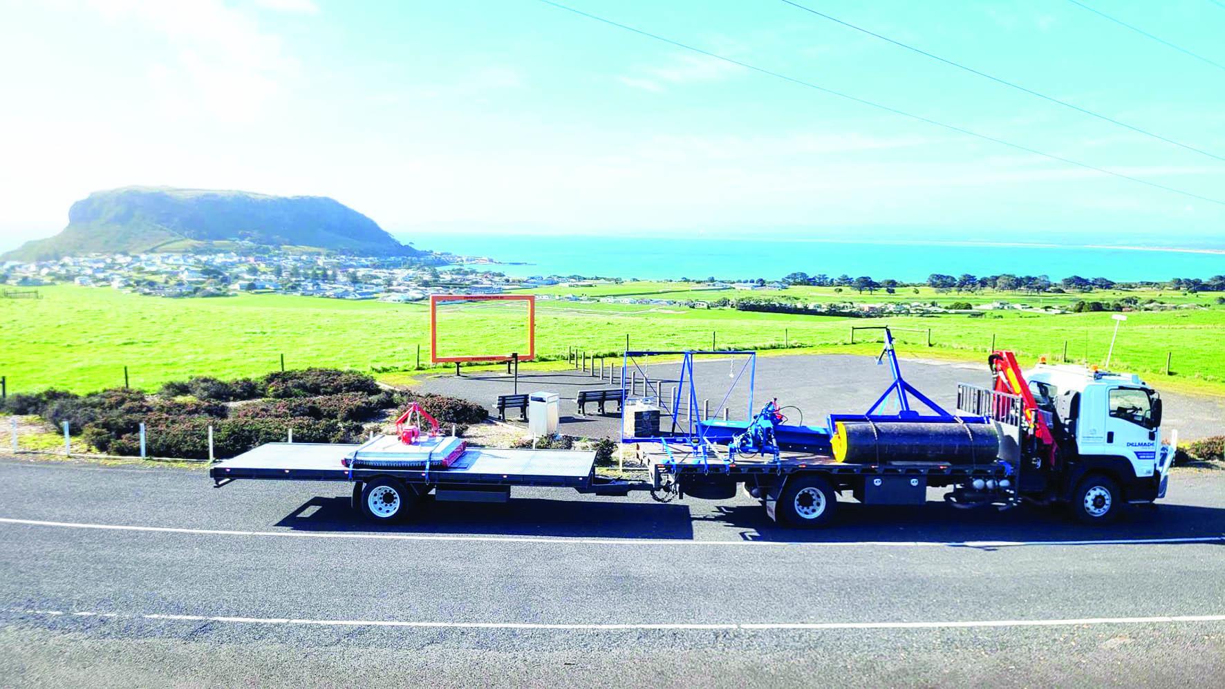 Delmade equipment delivered on farm