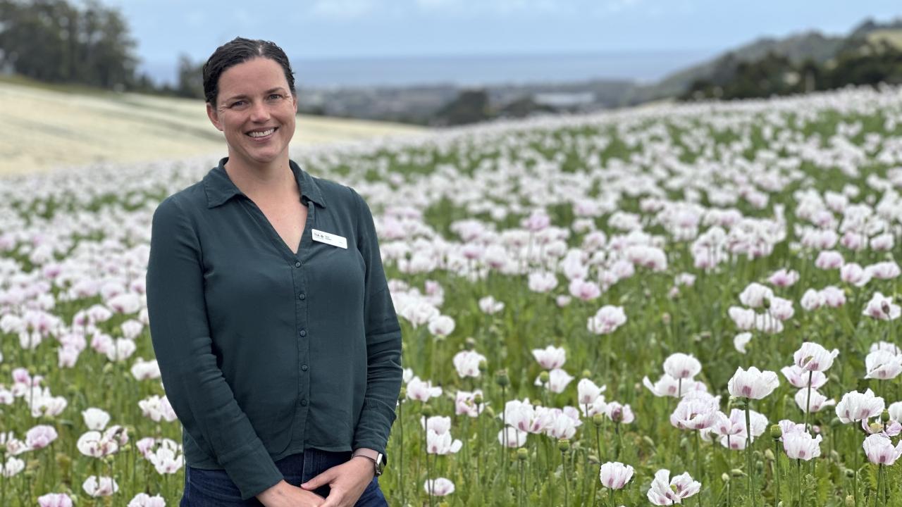 Dr Tory Clark is heading up a new zero net emissions horticulture demonstration project at Forthside.