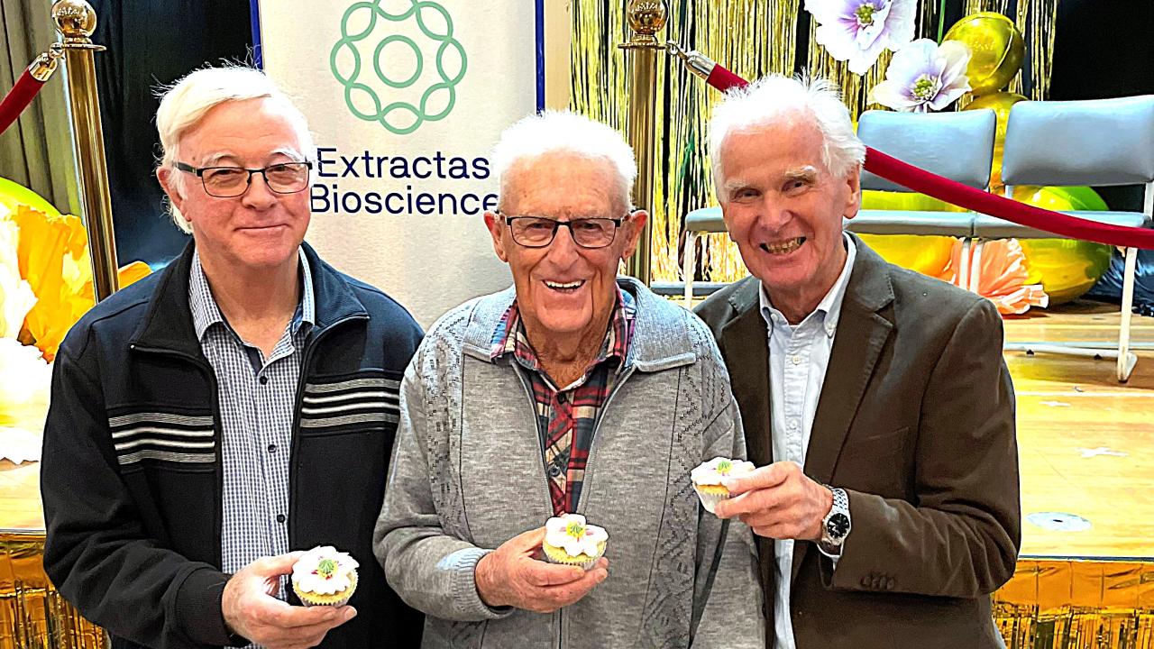 Poppy growing pioneers - poppy grower 30 years Beven Clark_ grower for past 50 yrs Malcolm Brown and former chief executive Keith Rice Poppy growing pioneers - poppy grower 30 years Beven Clark_ grower for past 50 yrs Malcolm Brown and former chief executive Keith Rice
