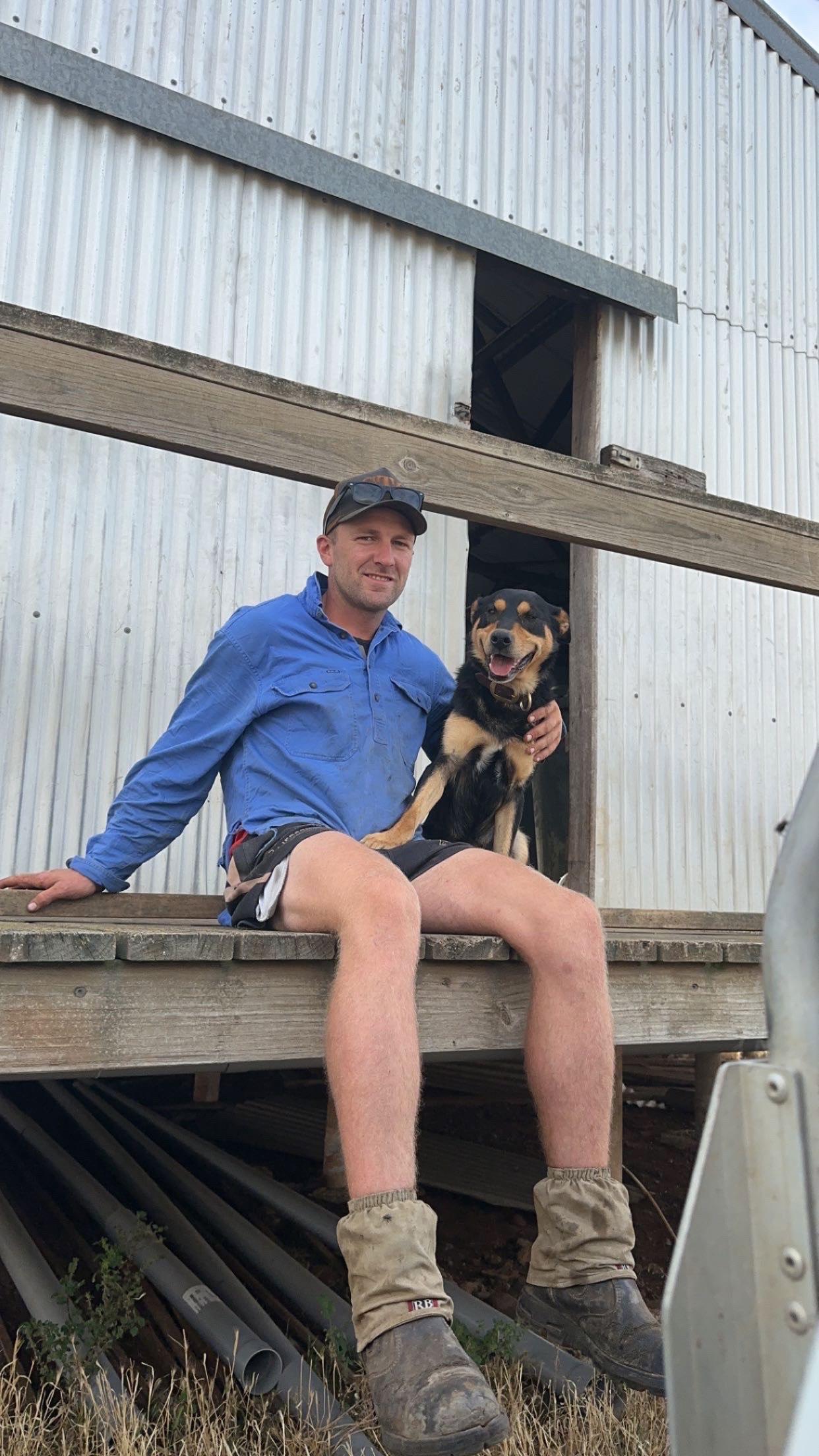Lachie Groves and Borris