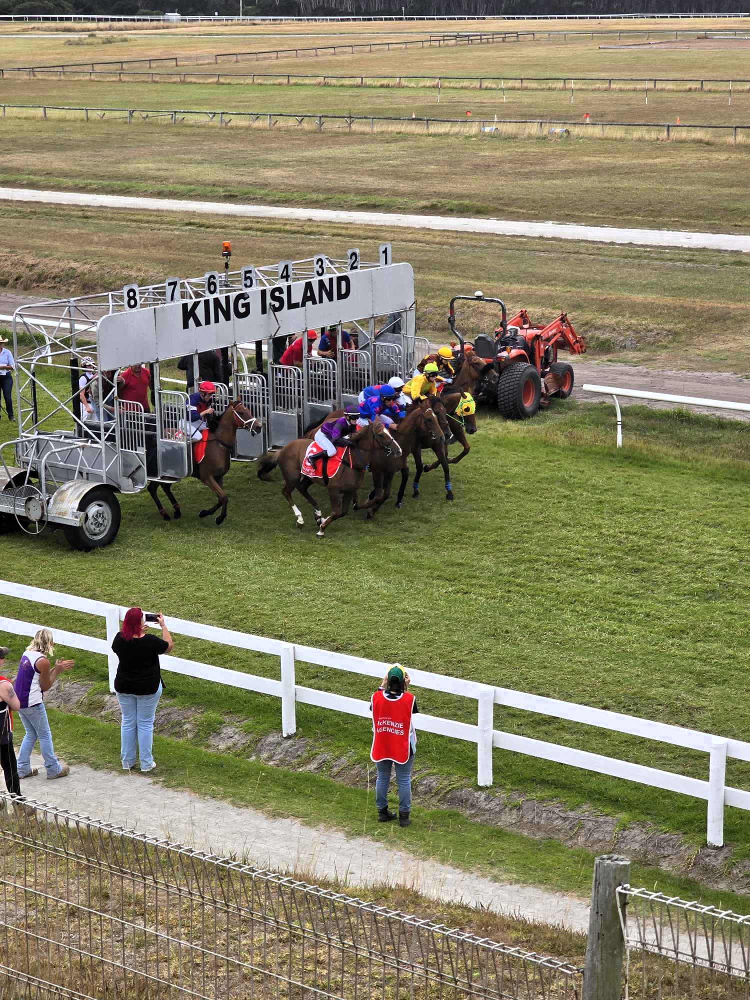 A race meet on King Island